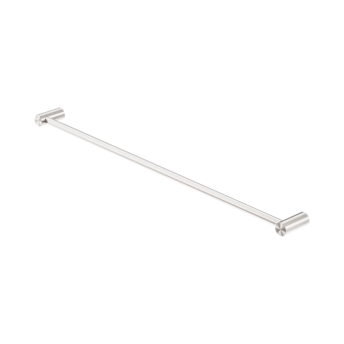 Zen SS316L Single Towel Rail 800mm Brushed Nickel