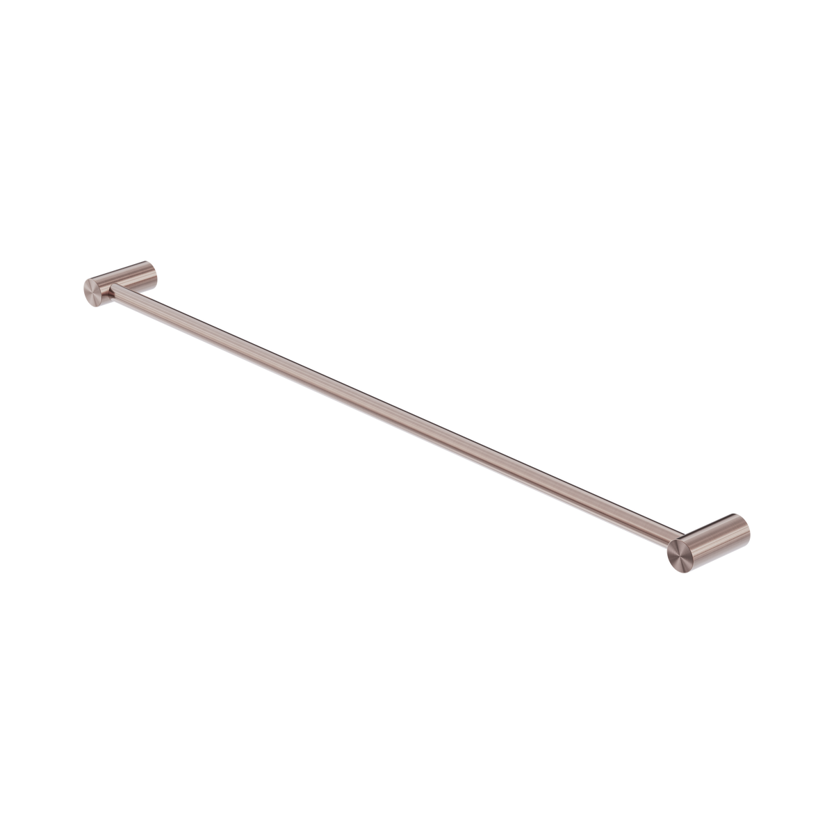 Zen SS316L Single Towel Rail 800mm Brushed Bronze