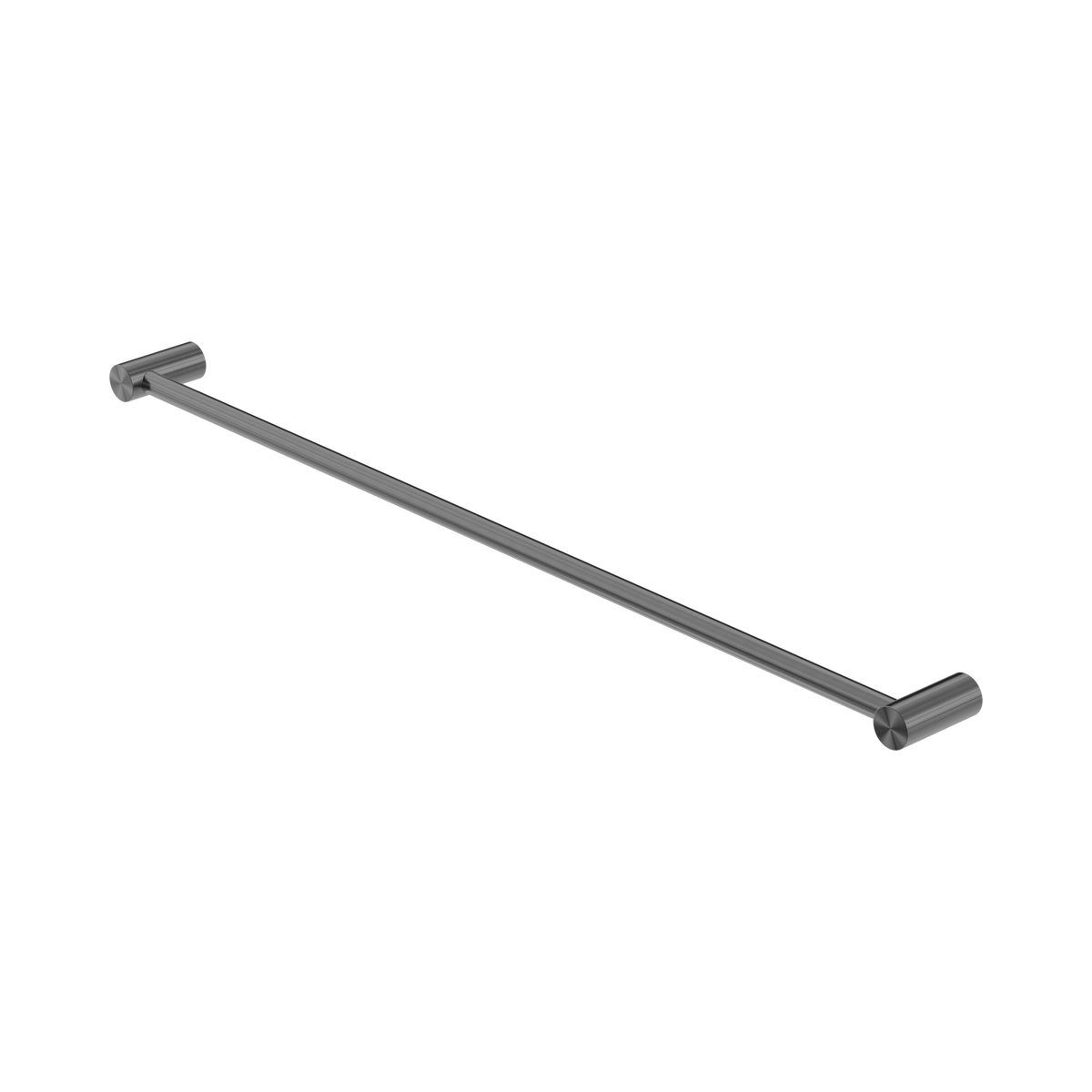 Zen SS316L Single Towel Rail 800mm Graphite