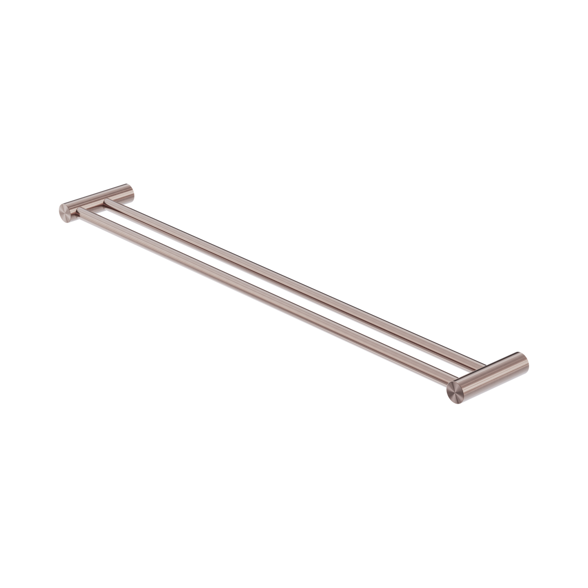 Zen SS316L Double Towel Rail 800mm Brushed Bronze