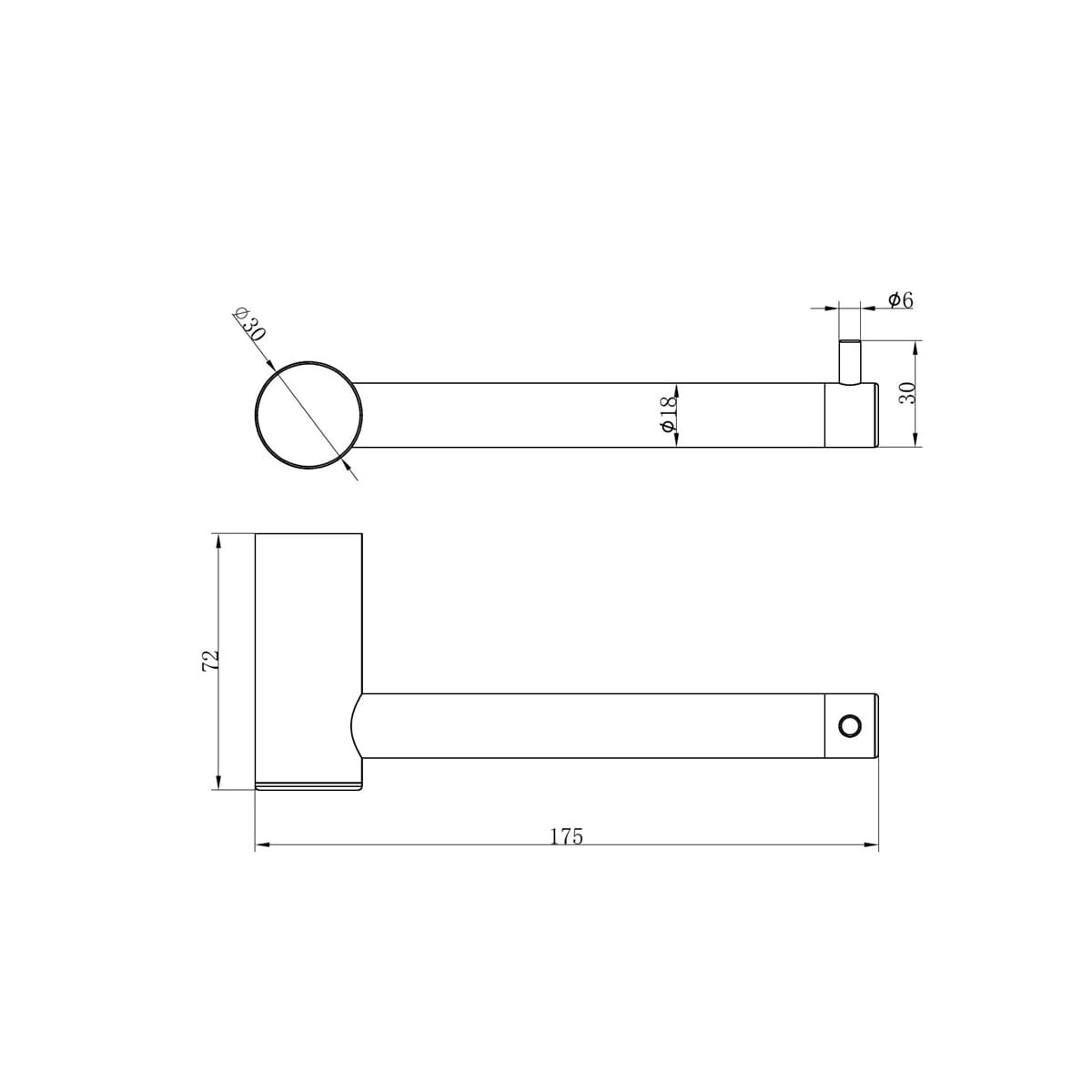 Zen SS 316L Toilet Roll Holder - Reno Spares