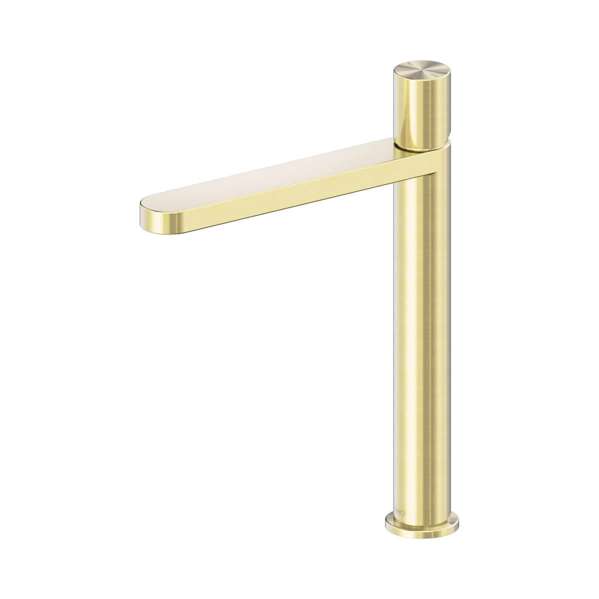Pure SS316L Tall Basin Mixer Brushed Gold