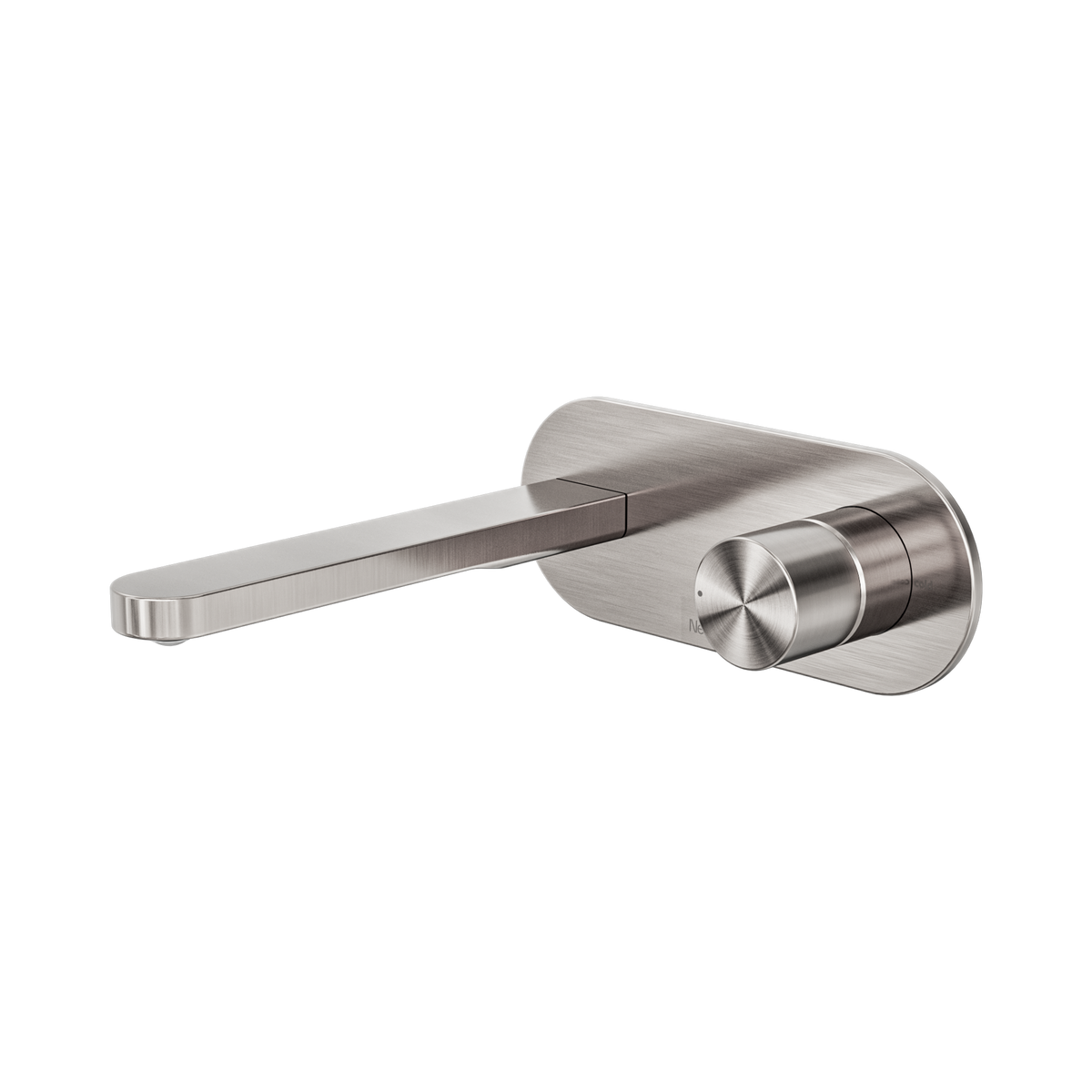 Pure SS316L Progressive Wall Basin/Bath Mixer Brushed Nickel