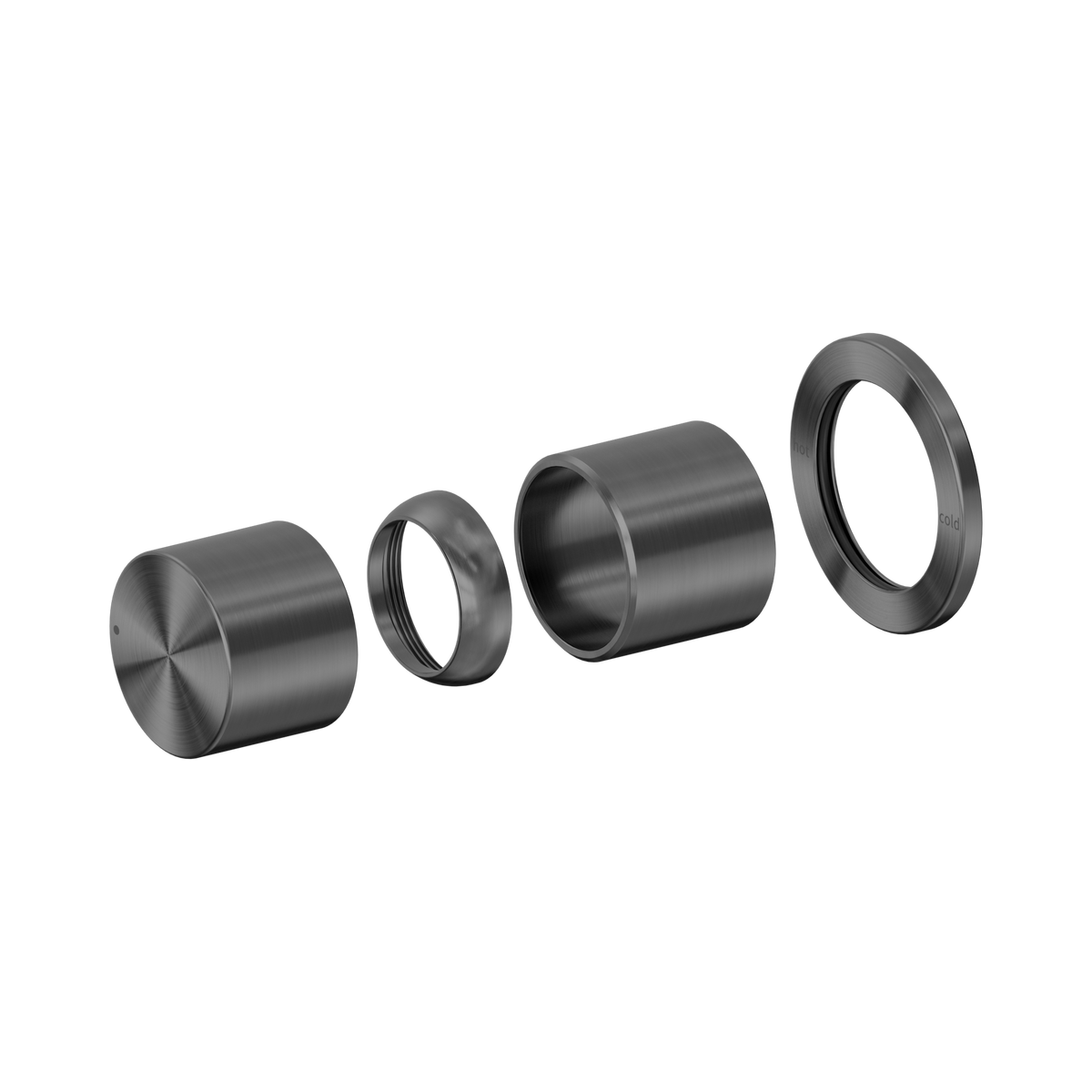 Pure SS316L Progressive Shower Mixer Trim Kits Only Graphite
