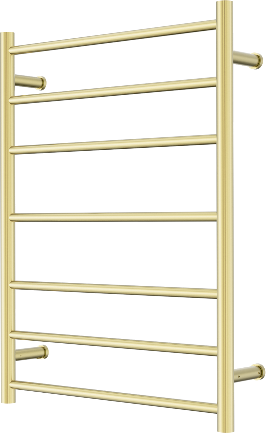 Mecca 240V 7 Bar Heated Towel Ladder Brushed Gold
