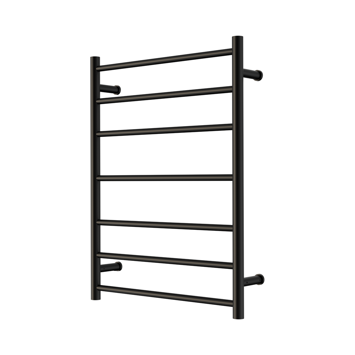 Mecca 240V 7 Bar Heated Towel Ladder Matte Black