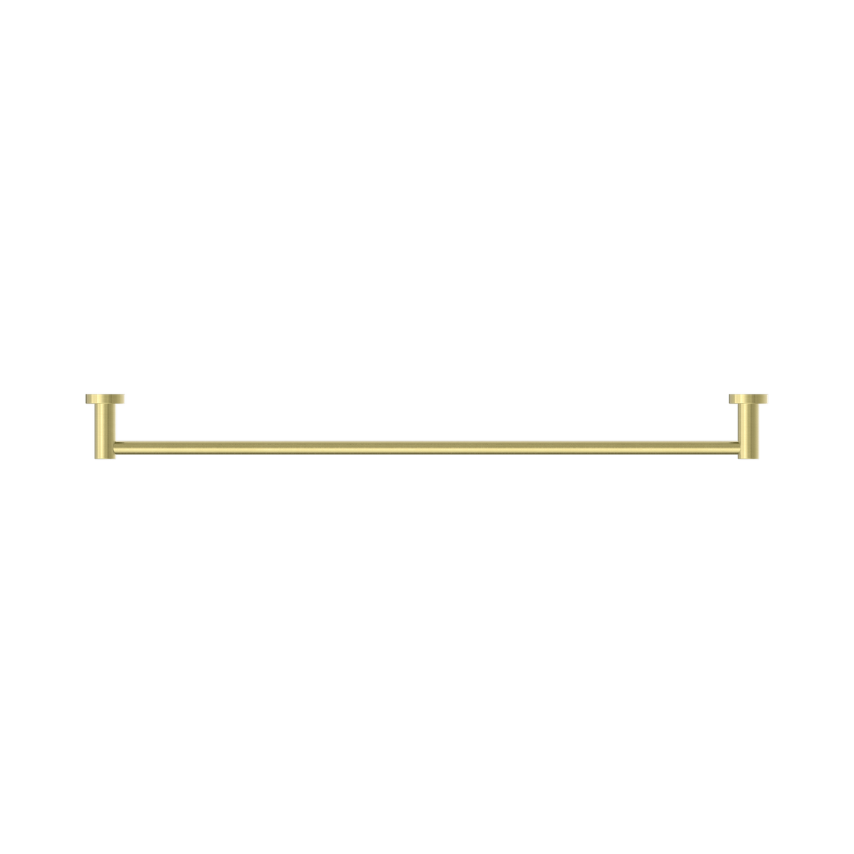 Mecca Single Towel Rail 800mm Brushed Gold