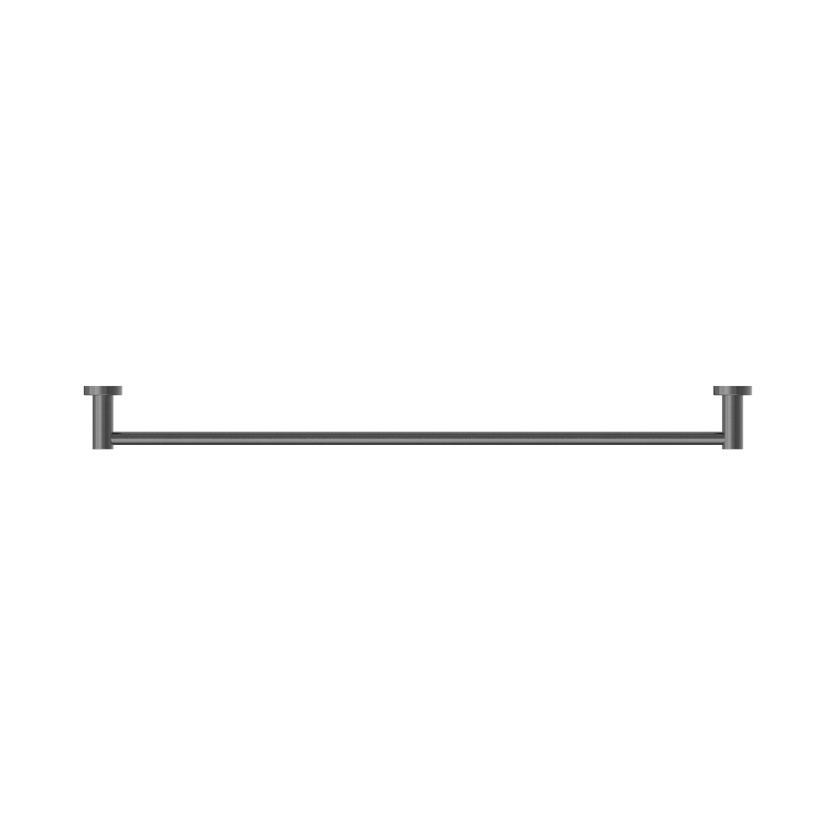 Mecca Single Towel Rail 800mm Gun Metal