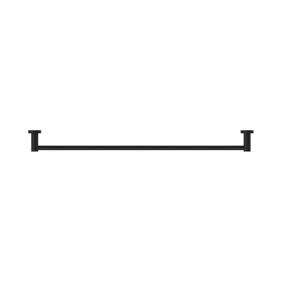 Mecca Single Towel Rail 800mm Matte Black