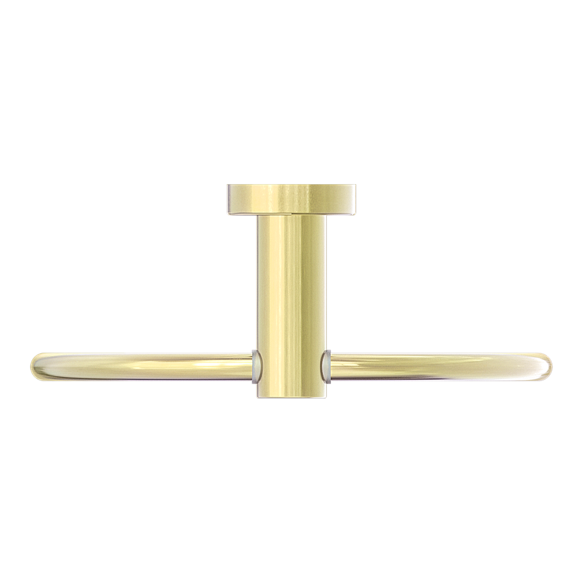 Mecca Hand Towel Ring Brushed Gold