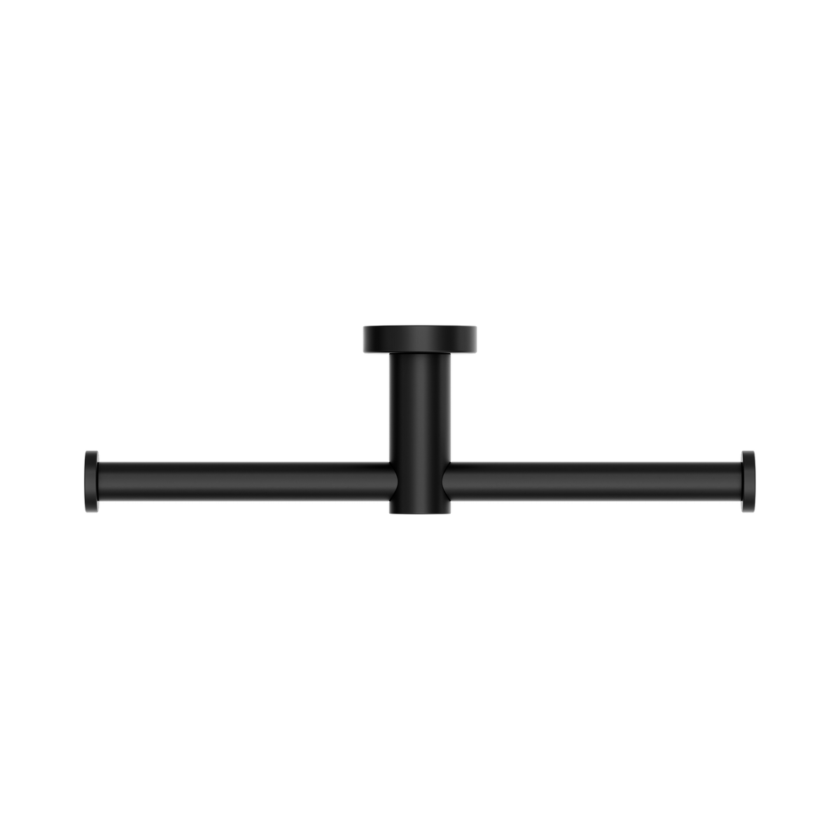 Mecca Double Toilet Roll Holder Matte Black