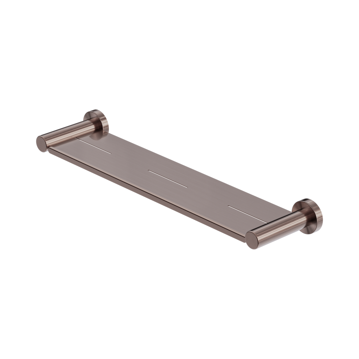 Mecca Metal Shower Shelf Brushed Bronze