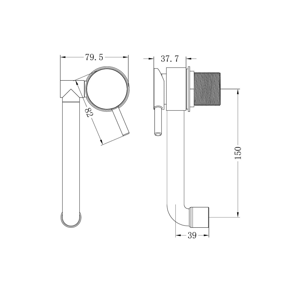 Caravan Low Profile Mixer - Reno Spares