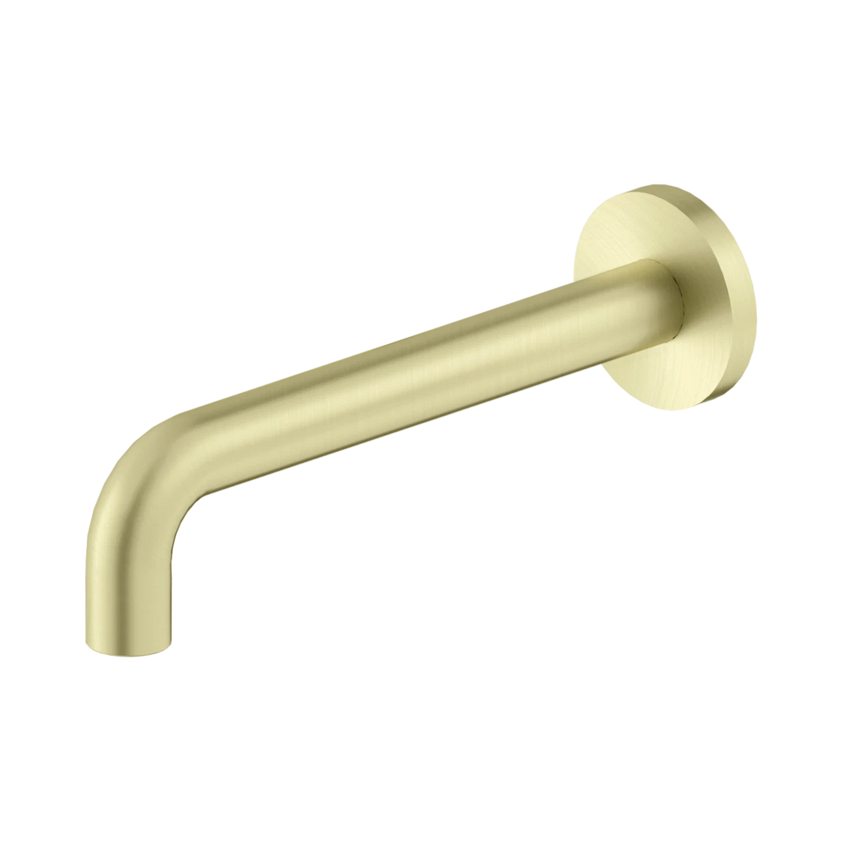 X Plus Wall Basin Set Spout Only 215mm Brushed Gold
