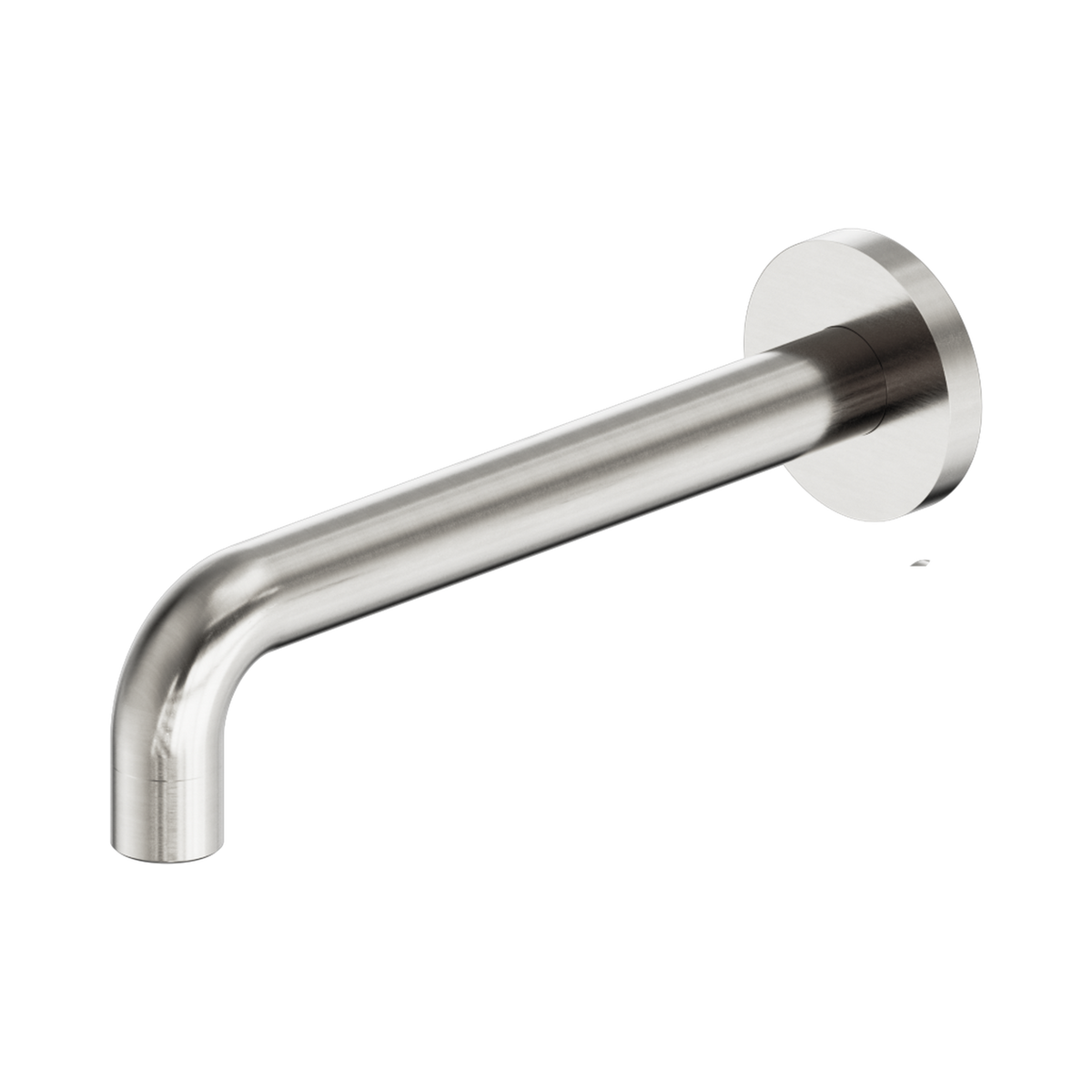 X Plus Wall Basin Set Spout Only 215mm Brushed Nickel