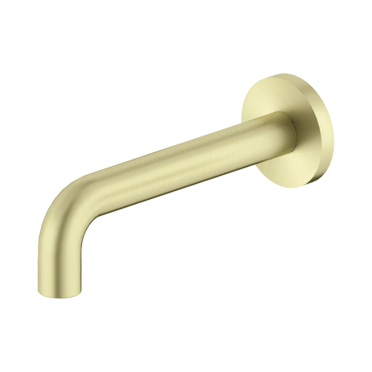 X Plus Wall Basin Set Spout Only 180mm Brushed Gold
