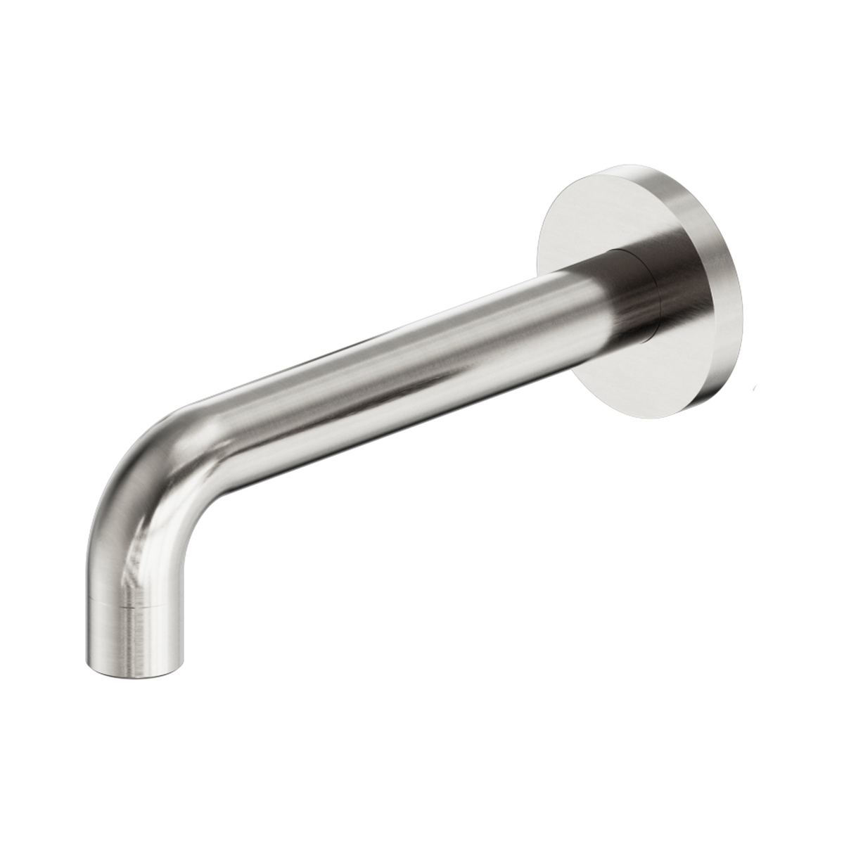 X Plus Wall Basin Set Spout Only 180mm Brushed Nickel