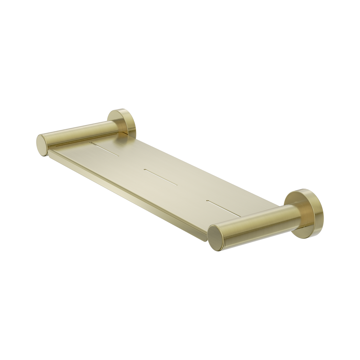 Dolce II Metal Shower Shelf Brushed Gold