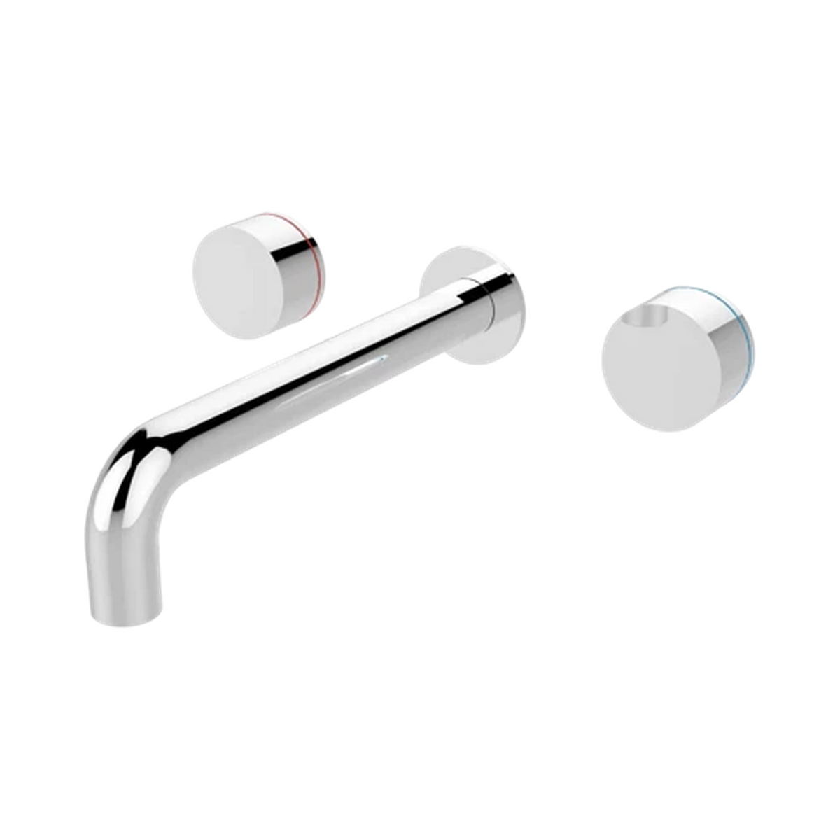 Kara Wall Basin Set 180mm Chrome