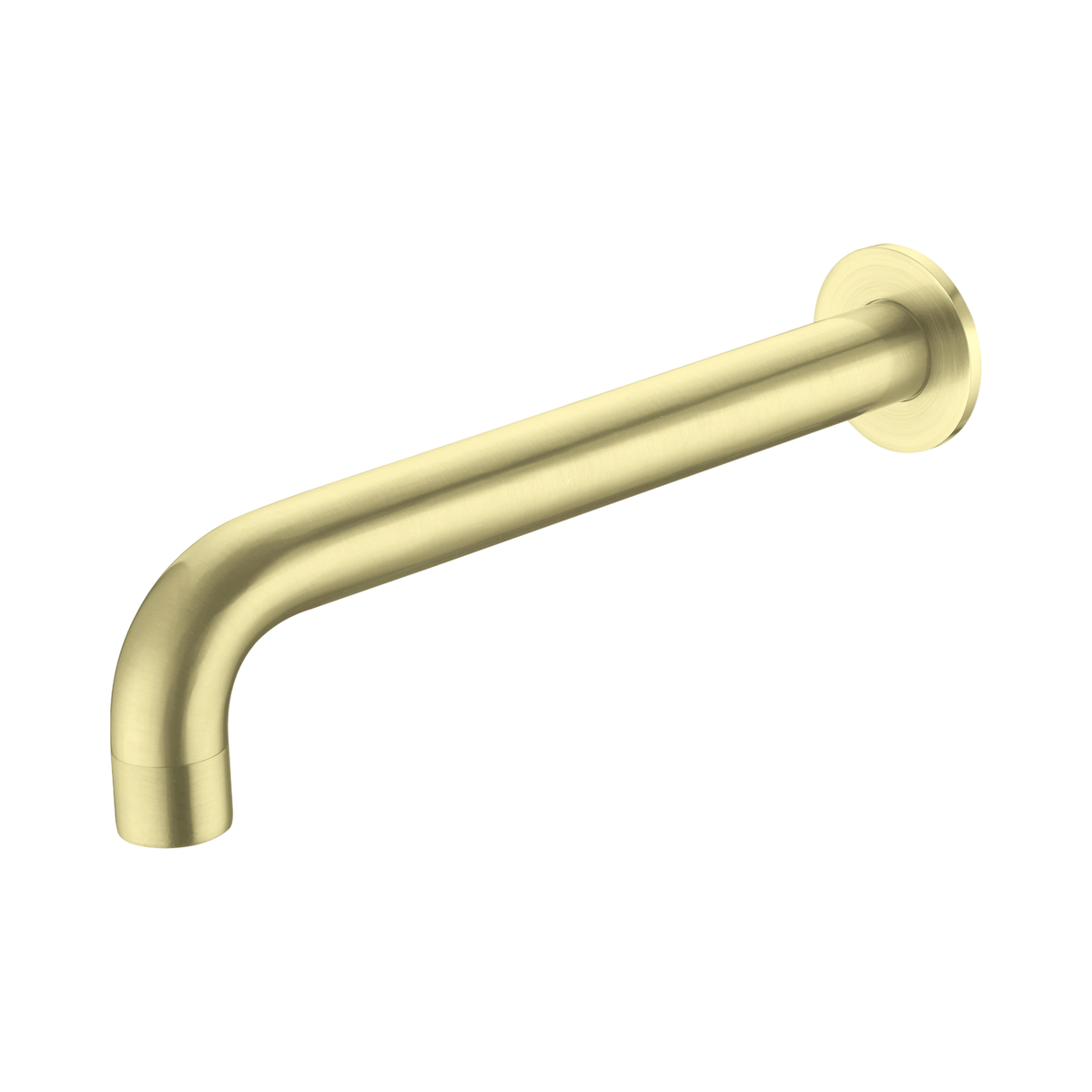Kara Wall Basin Set Spout Only 215mm Brushed Gold