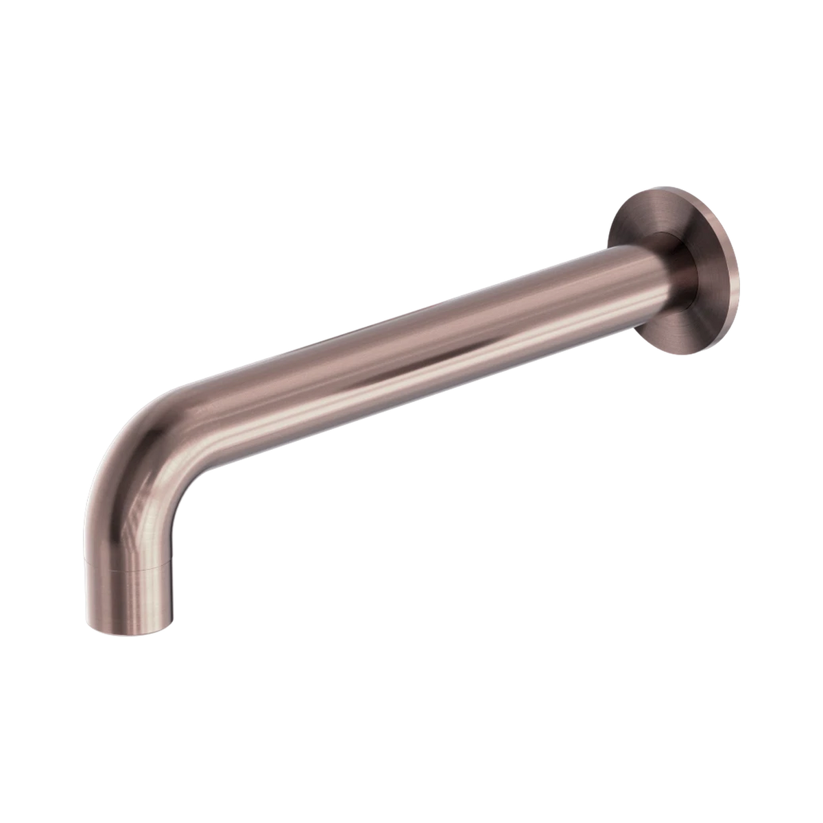 Kara Wall Basin Set Spout Only 215mm Brushed Bronze
