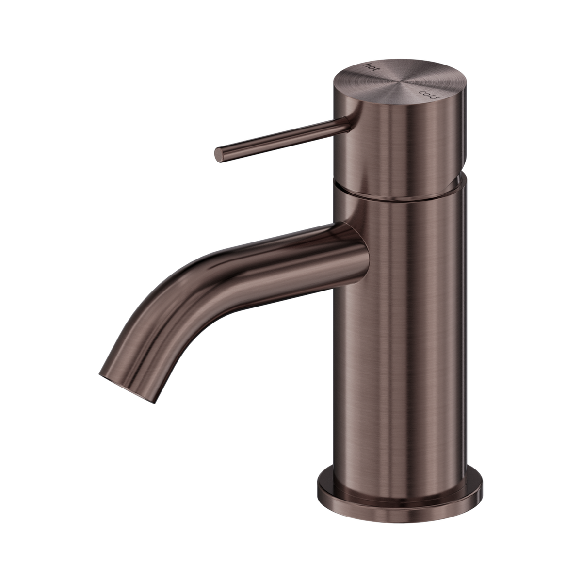 Mecca Mini Basin Mixer Brushed Bronze