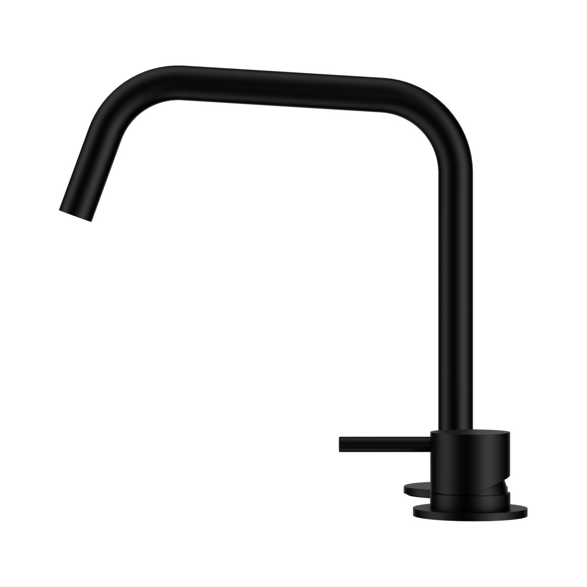 Mecca Hob Bath/Kitchen Mixer Set Edge Spout II Matte Black