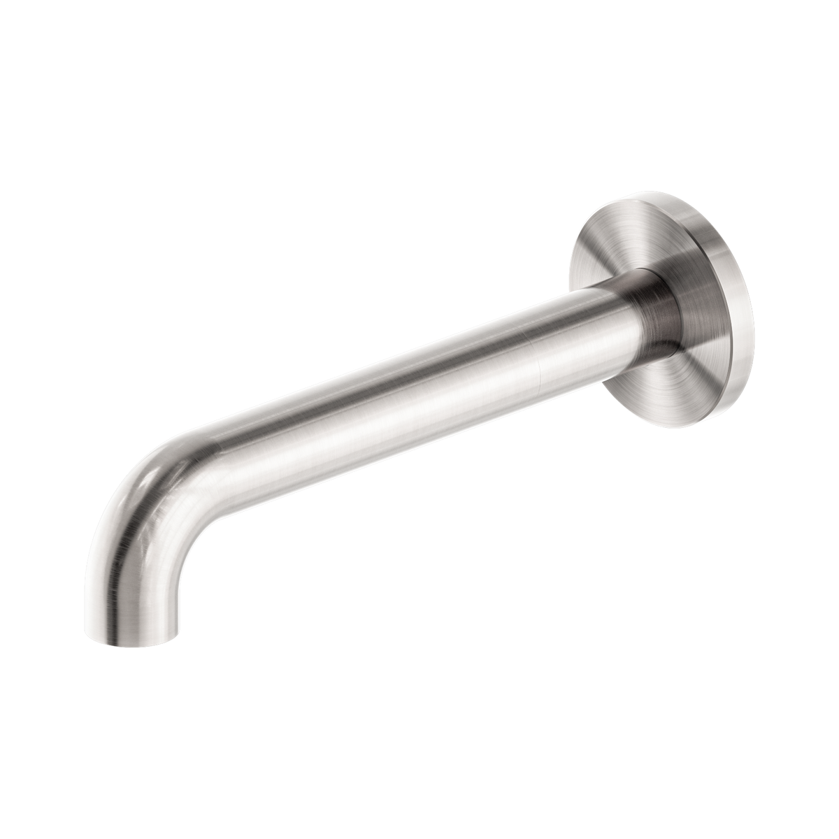 Mecca Basin/Bath Spout Only 230mm Brushed Nickel
