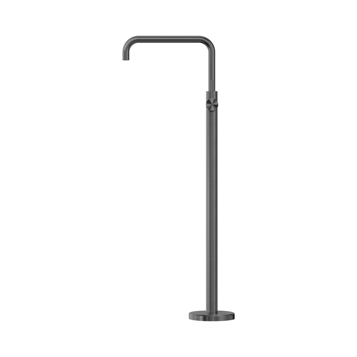 Mecca Freestanding Bath Mixer Square Shape Gun Metal