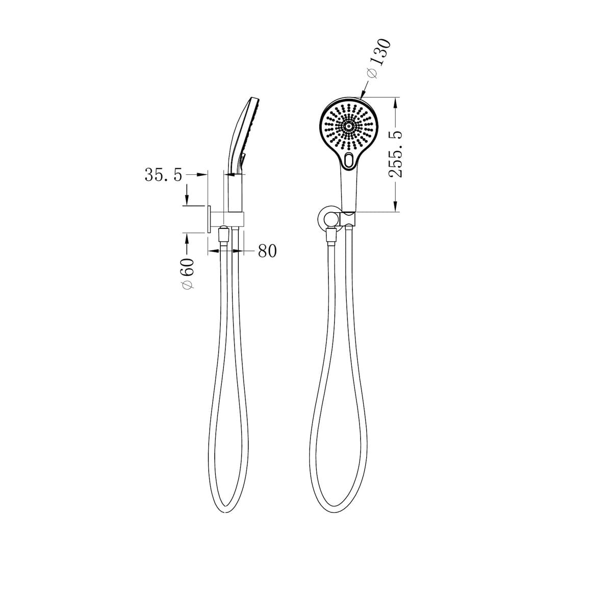 Mecca Shower On Bracket - Reno Spares