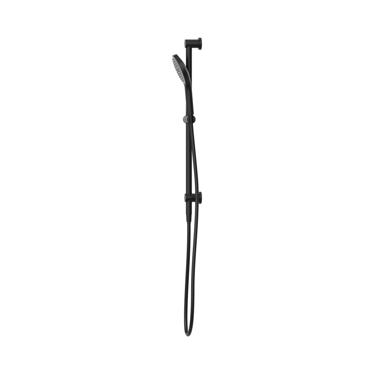 Mecca Shower Rail With Air Shower II Matte Black