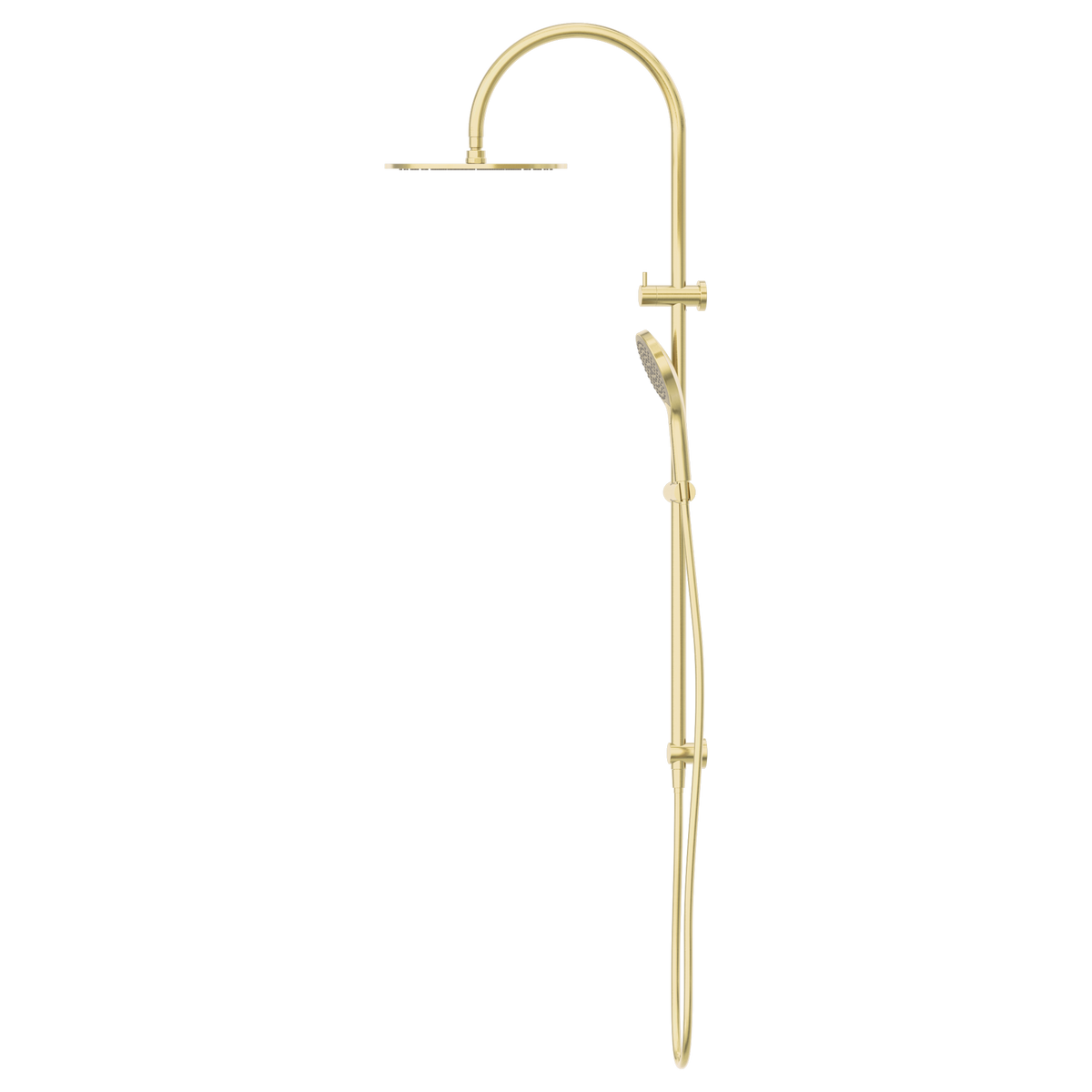 Mecca Twin Shower With Air Shower II Brushed Gold