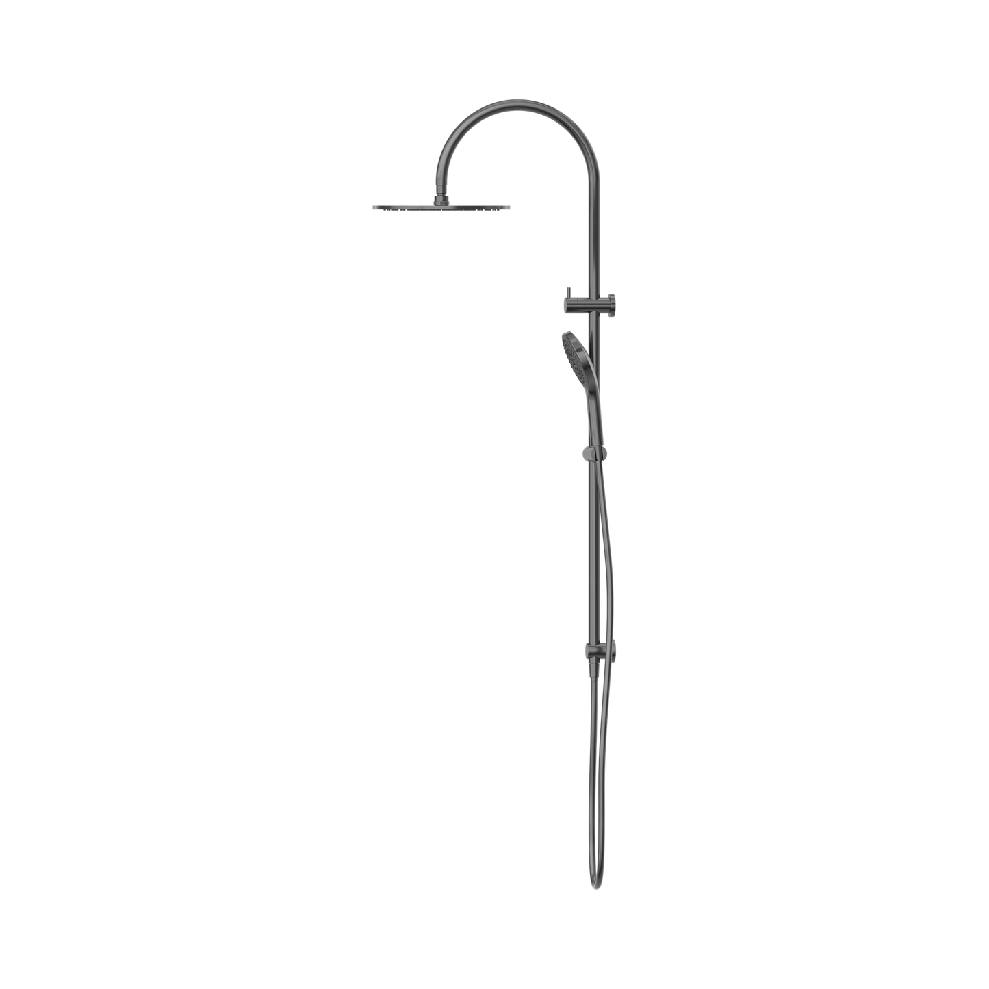 Mecca Twin Shower With Air Shower II Gun Metal