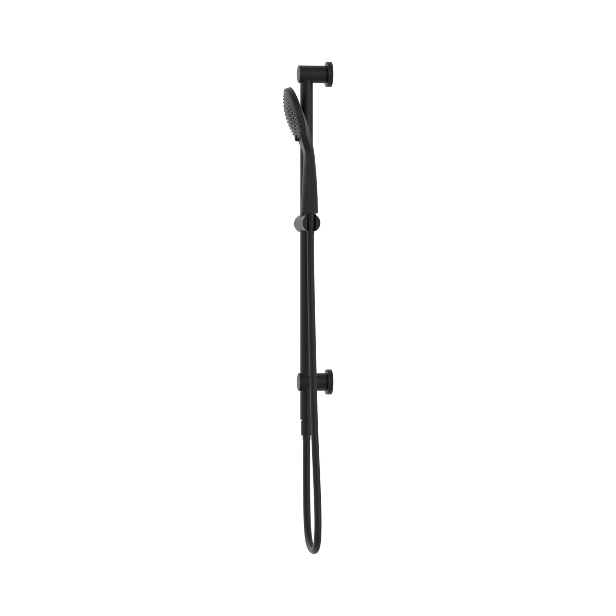 Mecca Shower Rail With Air Shower Matte Black
