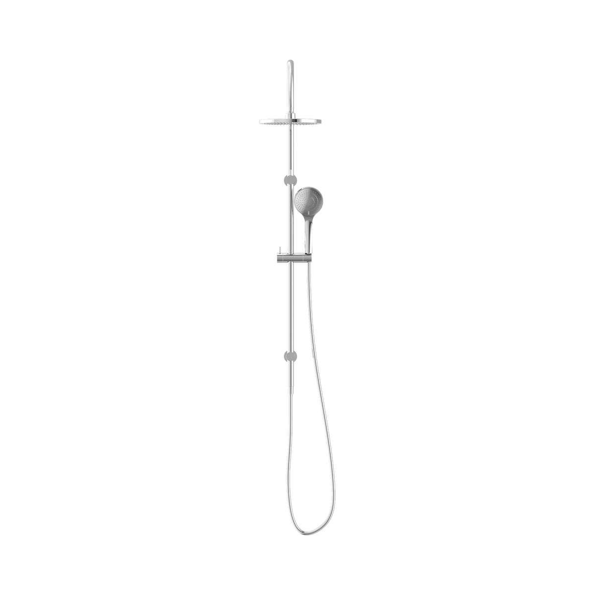 Mecca Twin Shower With Air Shower Chrome