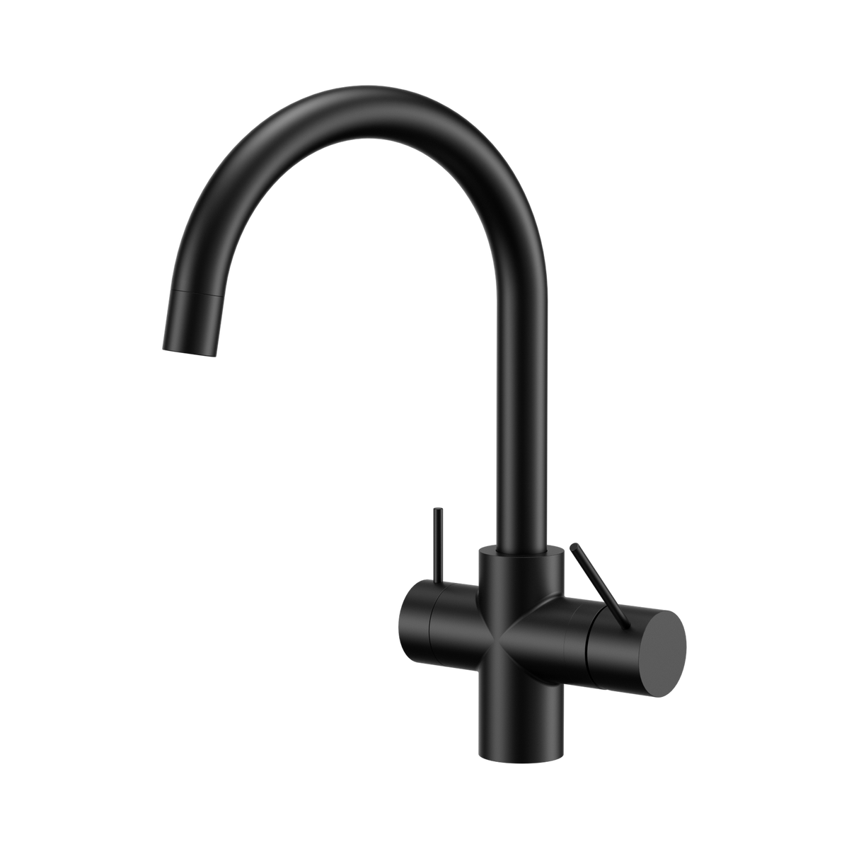 Mecca 3 Way Filtered Mixer Tap Matte Black
