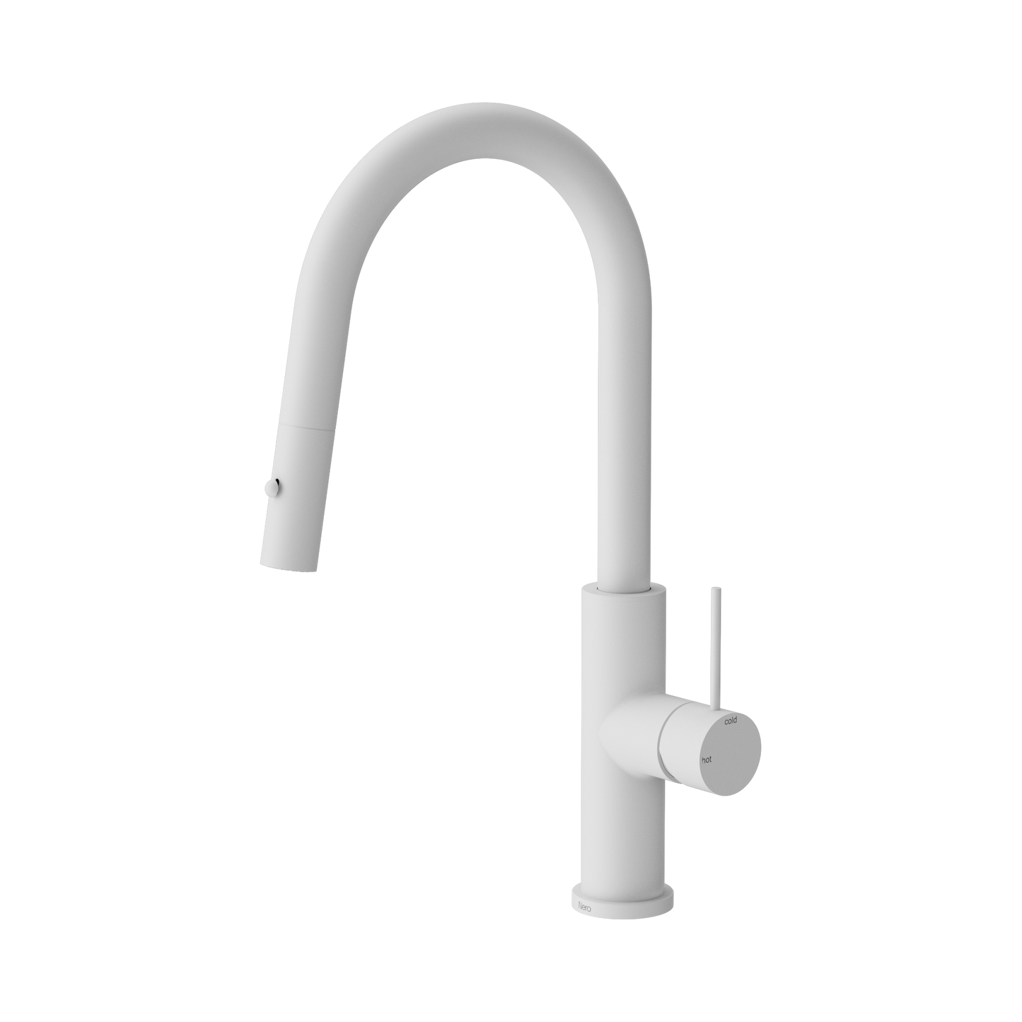 Mecca Smart Sensor Pull Out Kitchen Mixer Matte white