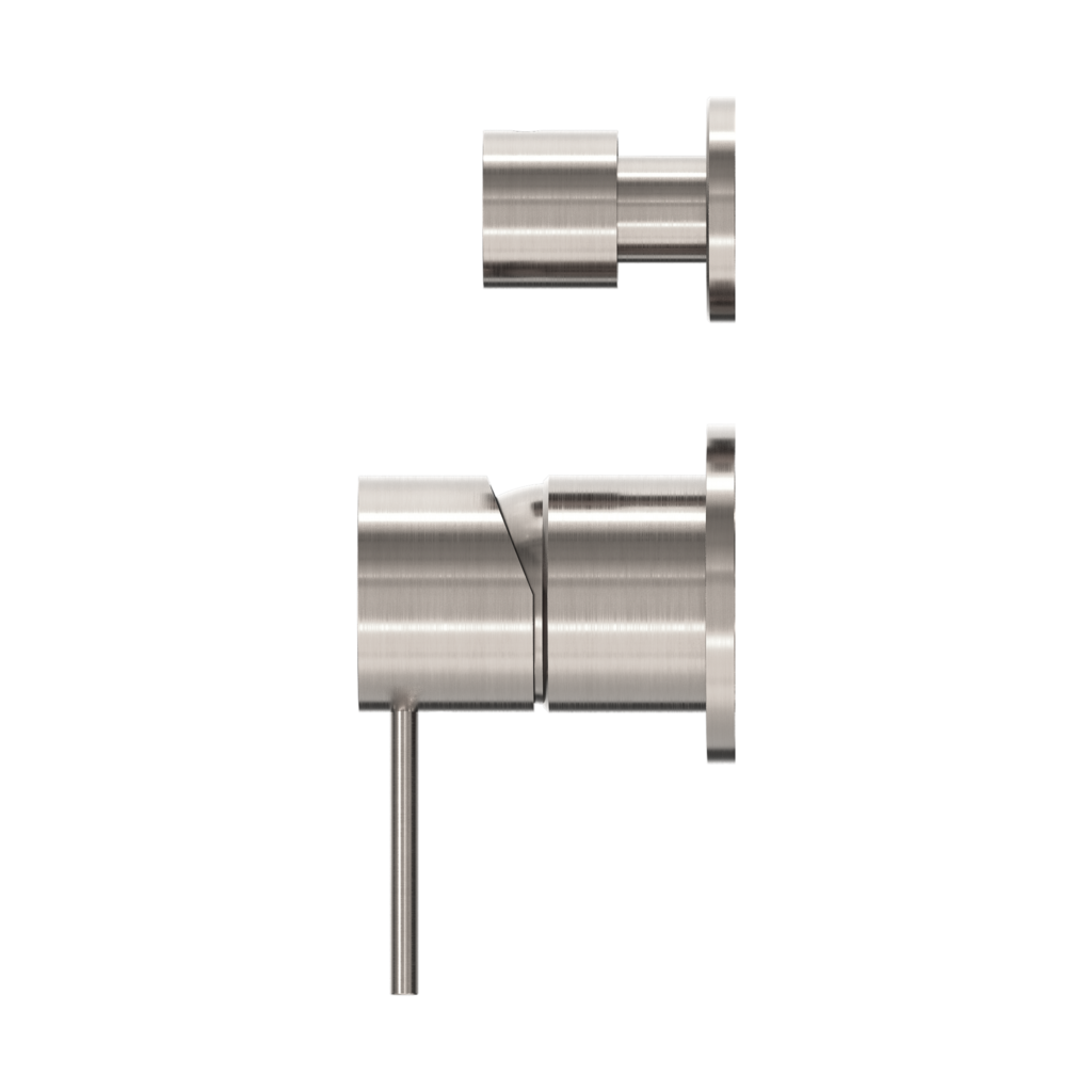 Nero Mecca Shower Mixer With Diverter Brushed Nickel