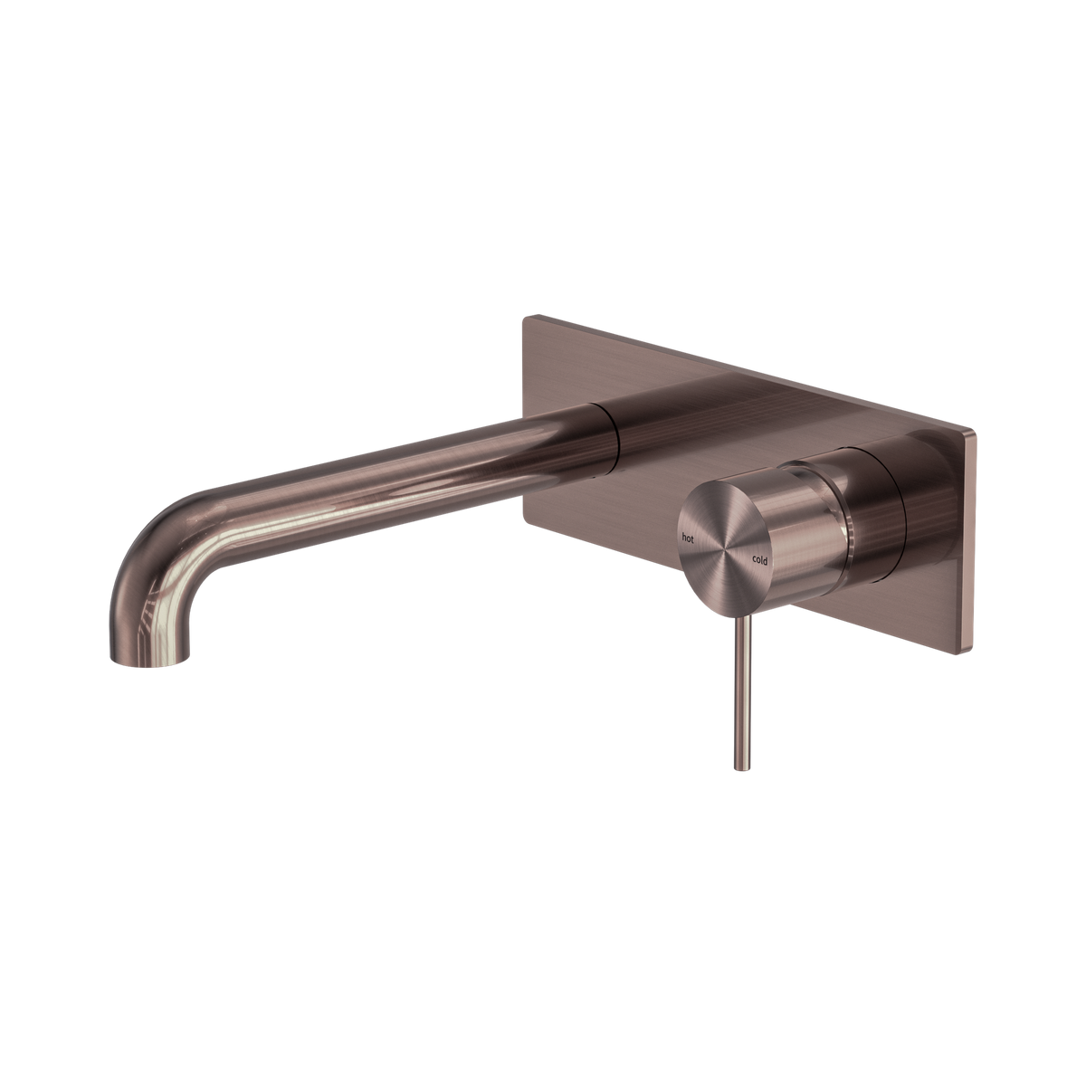 Mecca Wall Basin/Bath Mixer 120mm Brushed Bronze