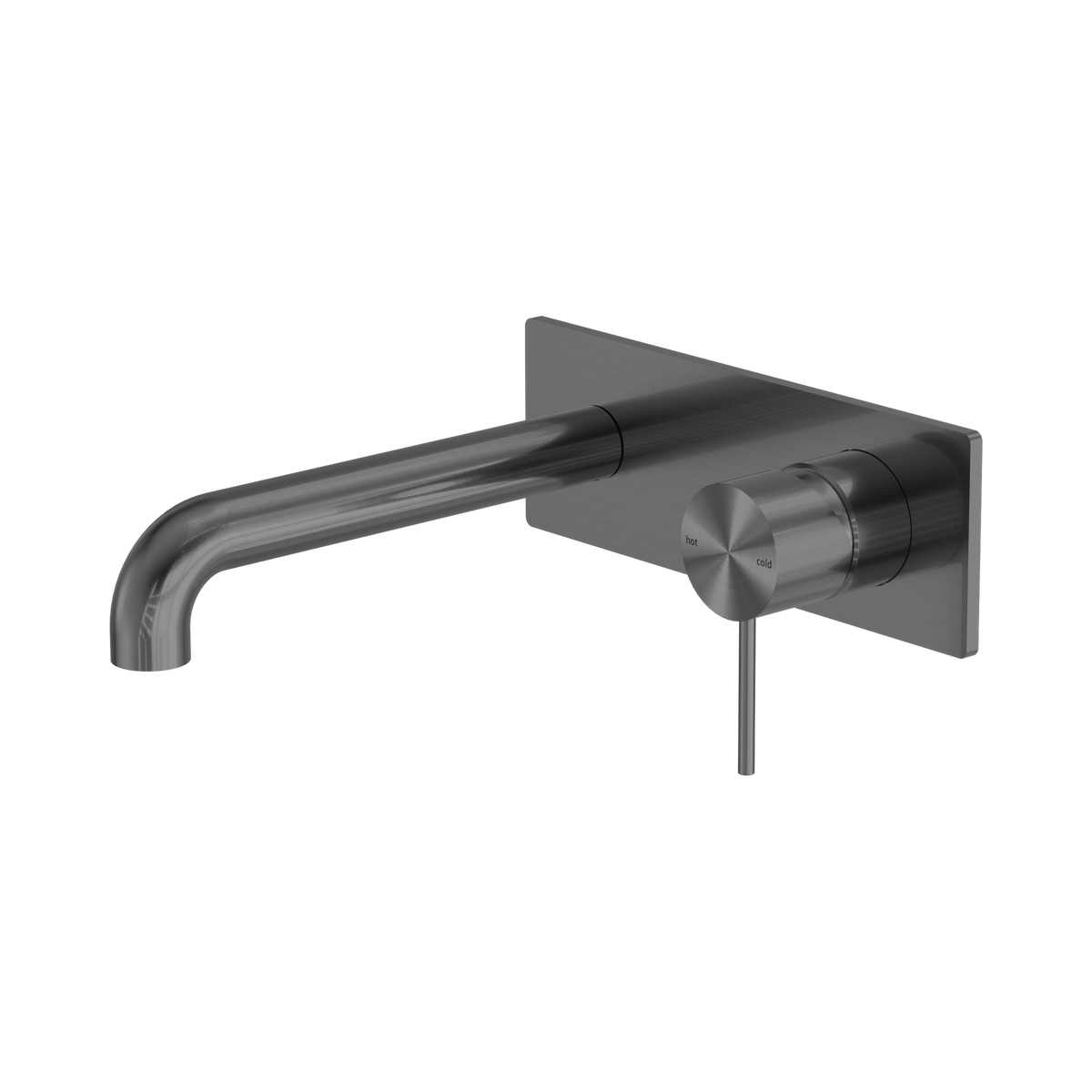 Mecca Wall Basin/Bath Mixer 230mm Gun Metal