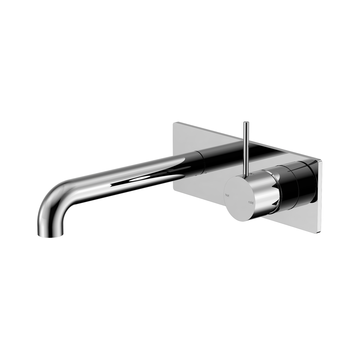Mecca Wall Basin/Bath Mixer Handle Up 260mm Chrome
