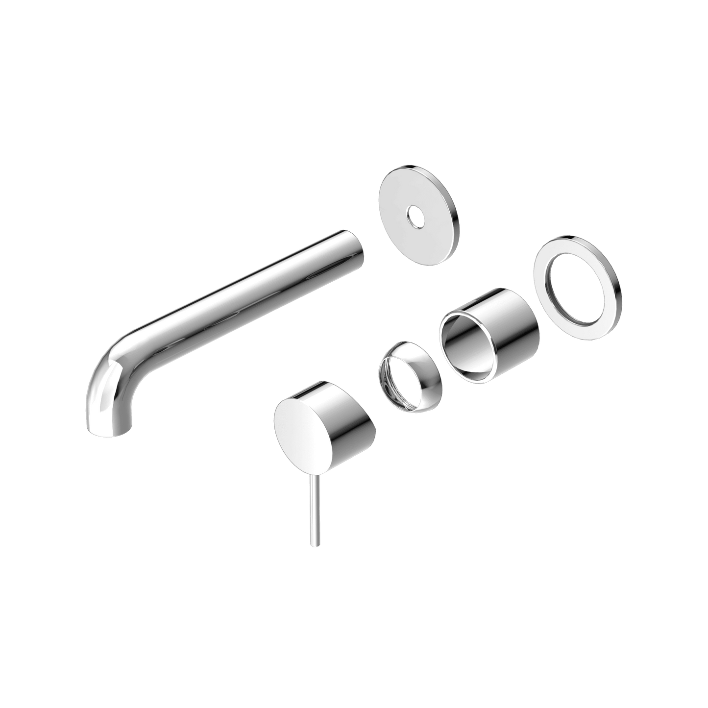 Mecca Wall Basin/Bath Mixer Separate Back Plate 185MM Trim Kits Only - Reno Spares