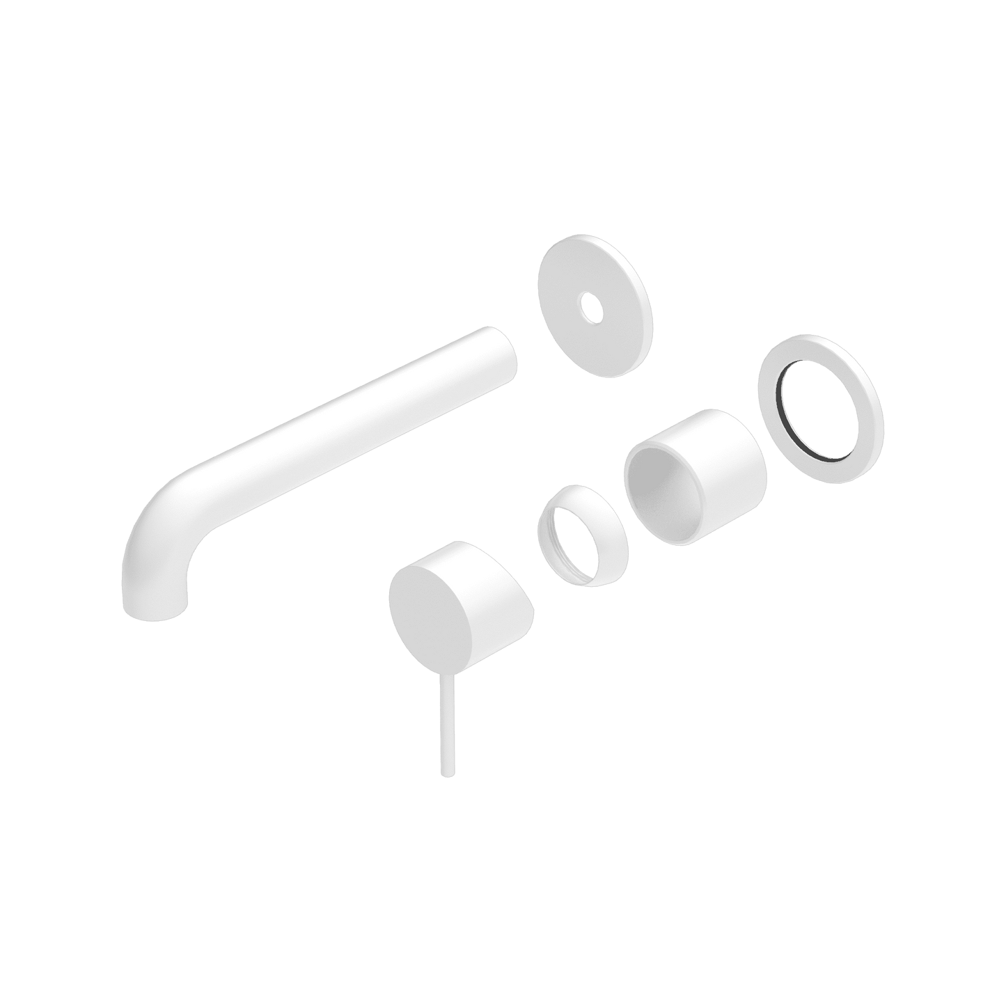Mecca Wall Basin/Bath Mixer Separate Back Plate 185MM Trim Kits Only - Reno Spares