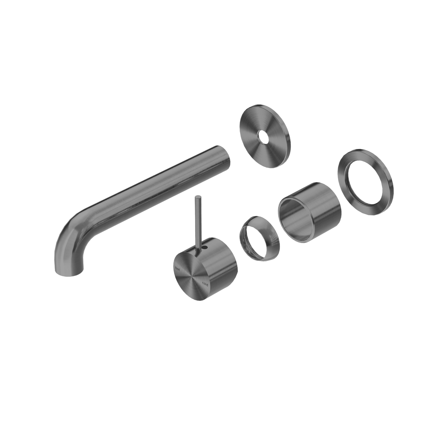 Mecca Wall Basin/Bath Mixer Separate Back Plate Handle Up 185MM Trim Kits Only - Reno Spares