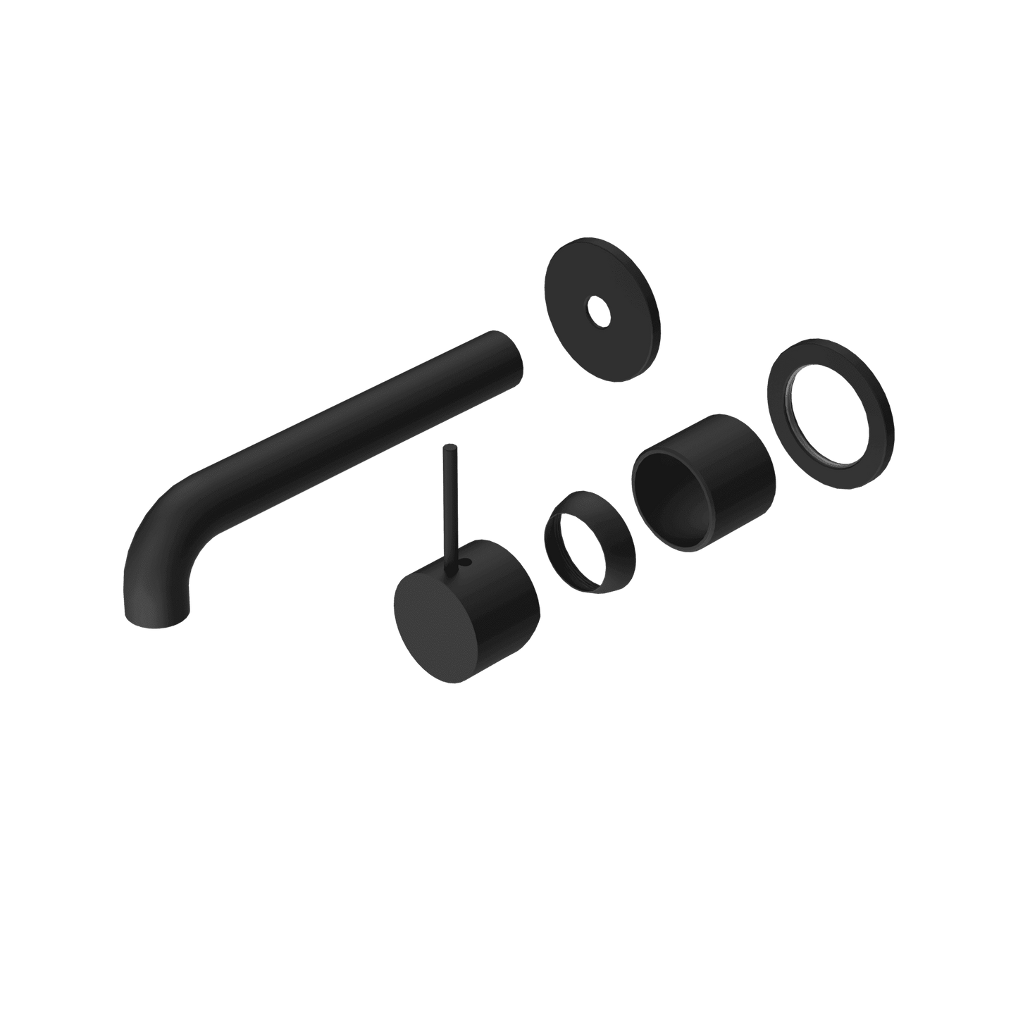 Mecca Wall Basin/Bath Mixer Separate Back Plate Handle Up 185MM Trim Kits Only - Reno Spares