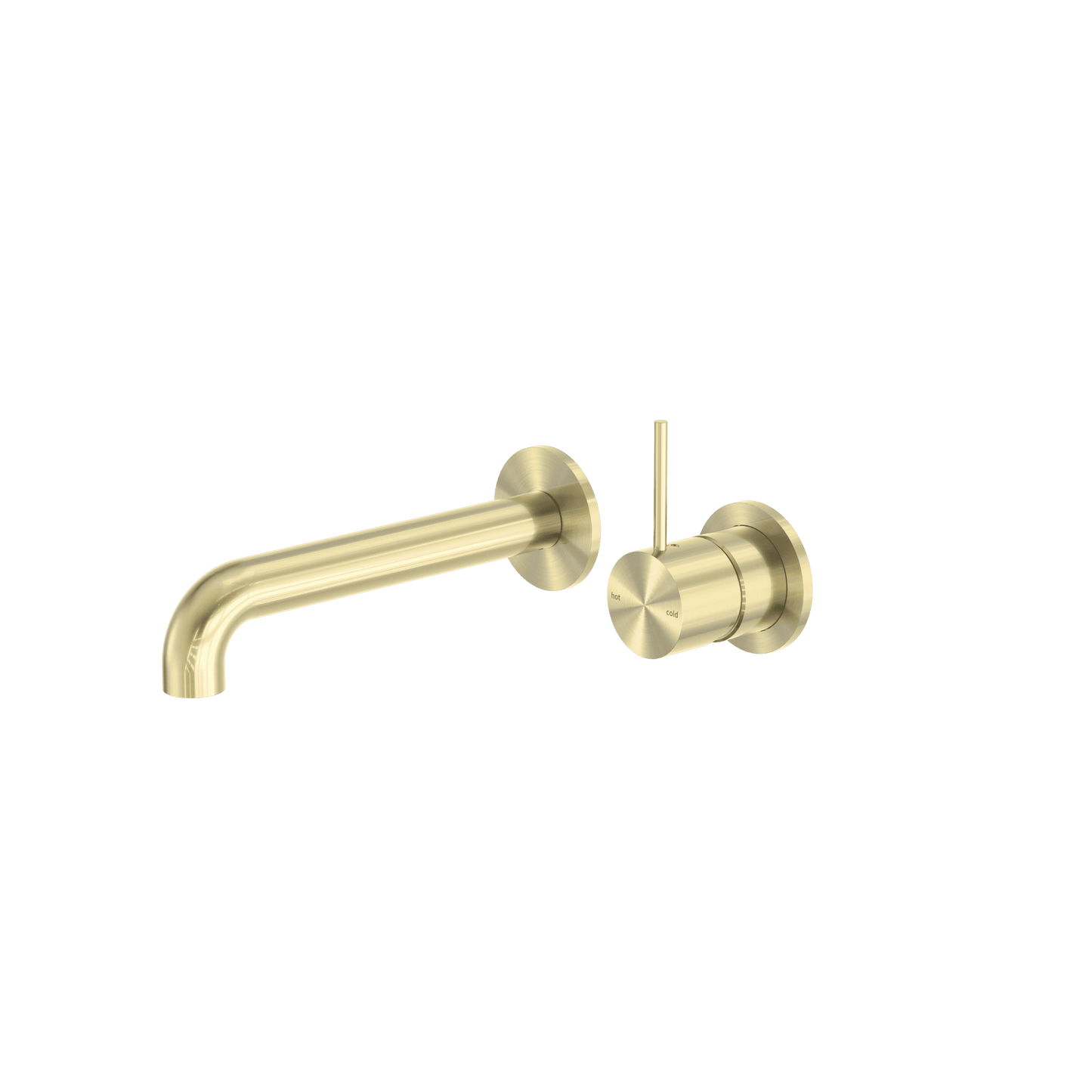 Mecca Wall Basin/Bath Mixer Separate Back Plate Handle Up 260MM - Reno Spares