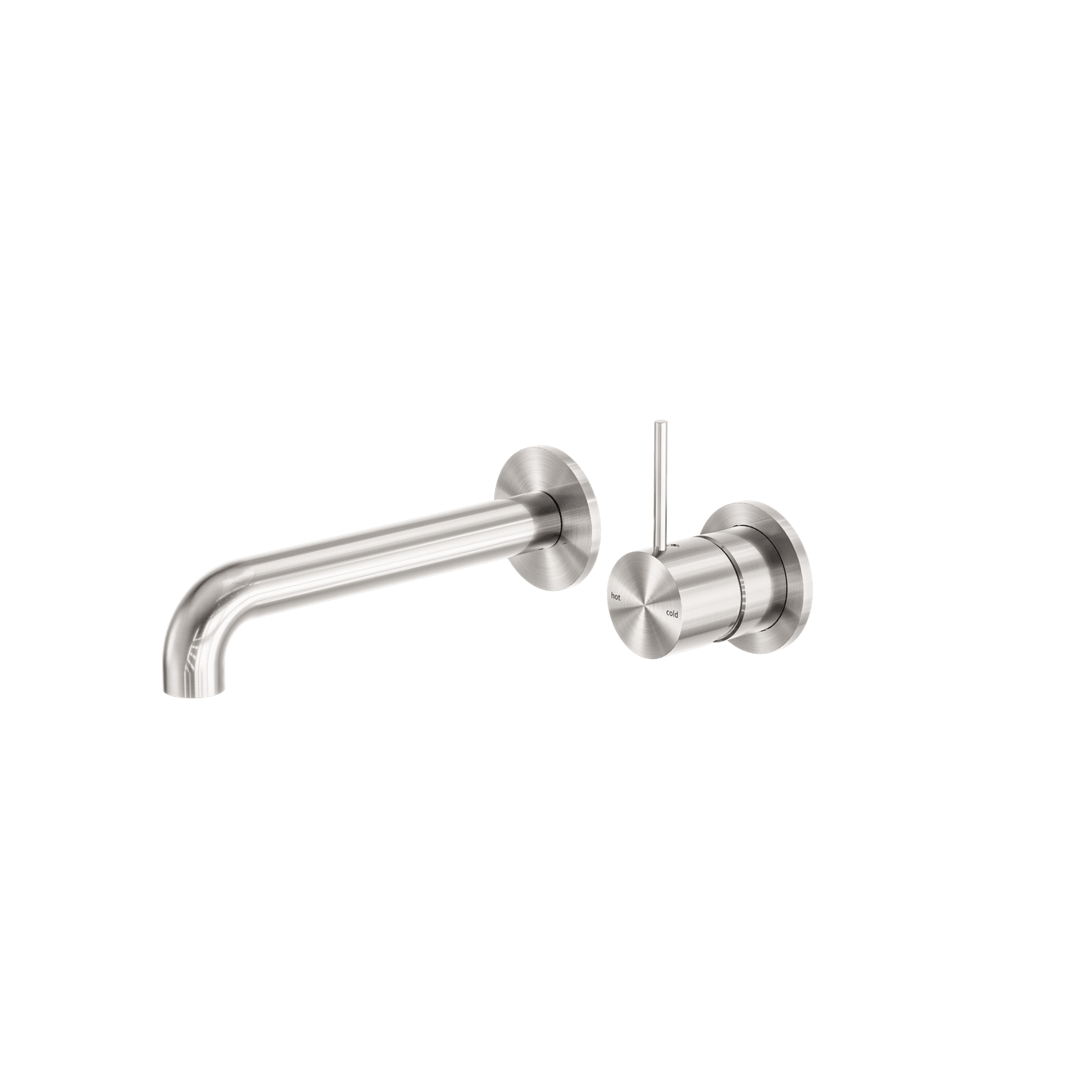 Mecca Wall Basin/Bath Mixer Separate Back Plate Handle Up 260MM - Reno Spares