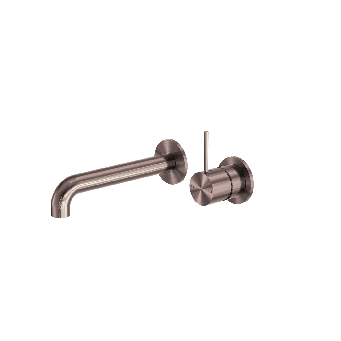 Mecca Wall Basin/Bath Mixer Separate Back Plate Handle Up 260MM - Reno Spares