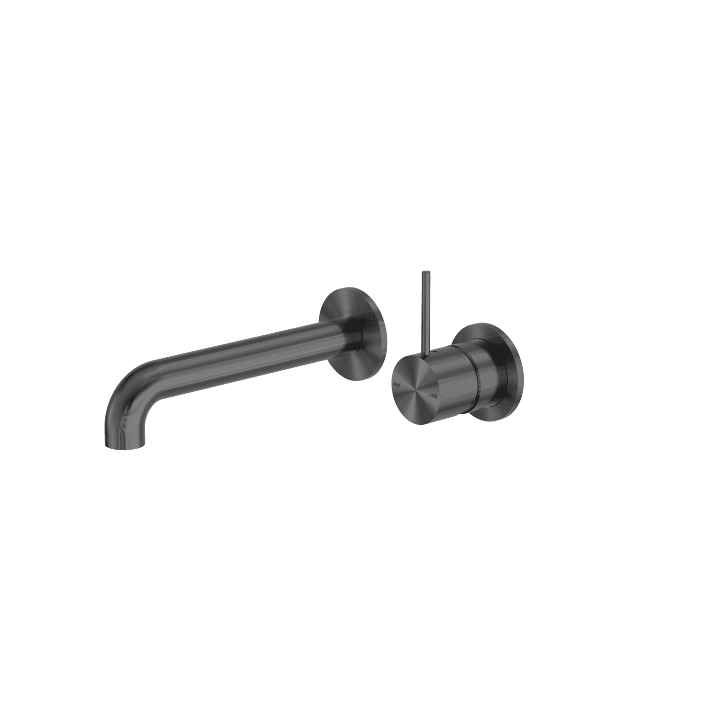 Mecca Wall Basin/Bath Mixer Separate Back Plate Handle Up 260MM - Reno Spares