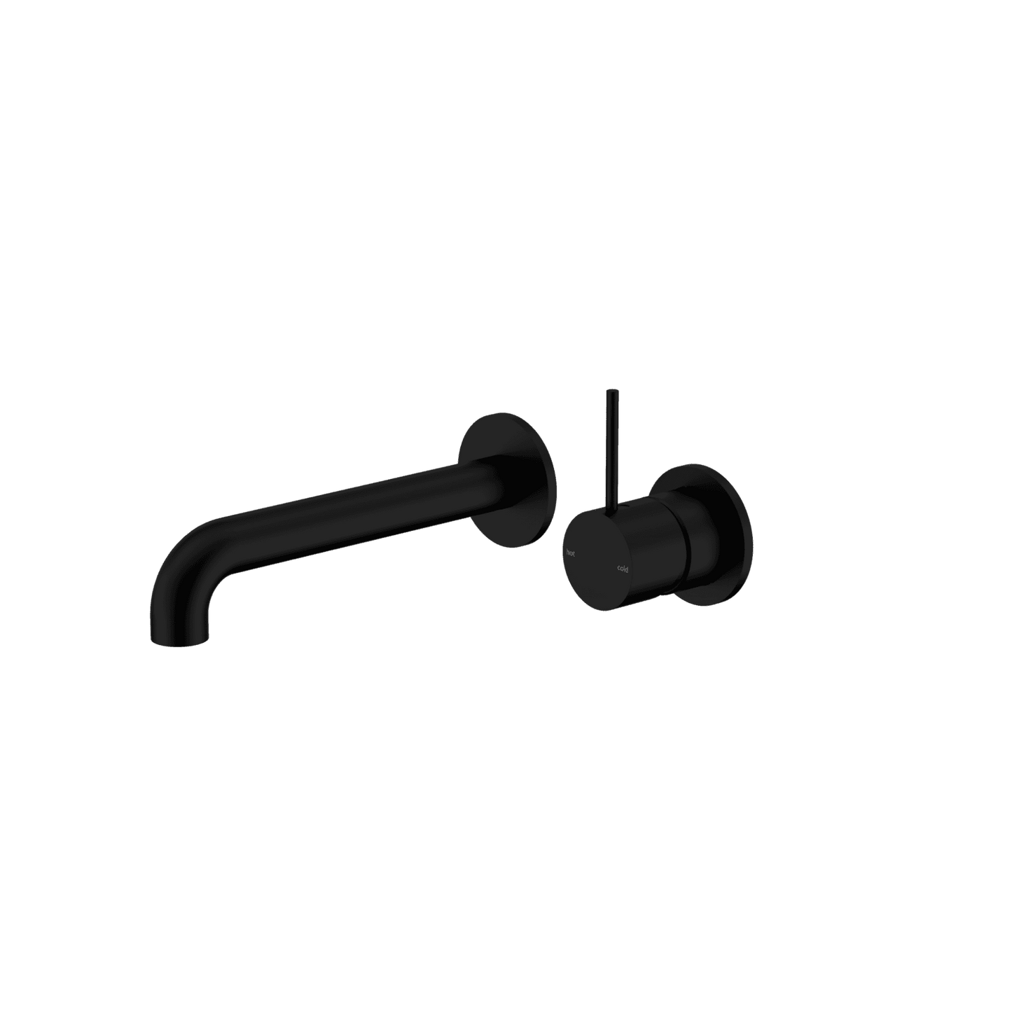 Mecca Wall Basin/Bath Mixer Separate Back Plate Handle Up 260MM - Reno Spares